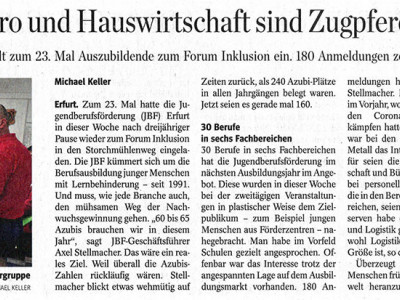 Büro und Hauswirtschaft sind Zugpferde
