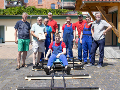 Schlittenstartanlage für die Schlittenscheune Ilmenau