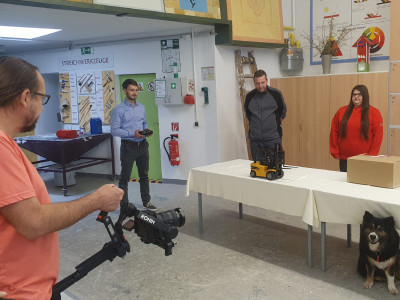 Filmdreh in der JBF