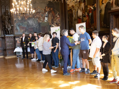 Zeugnisausgabe im Erfurter Rathausfestsaal